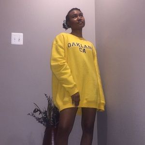 Oversized sweatshirt